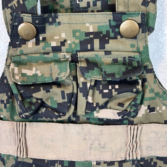 Fisherman Camo Vest Pet Costume Size XS - Picture 2 of 10
